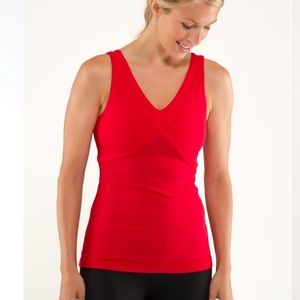 Lululemon Wrap Tank V-Neck Pink